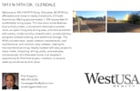 Printable PDF flyer of 5813 N 59th Dr. Basic Postcard