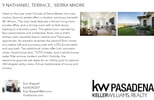 Printable PDF flyer of 9 Nathaniel Terrace. Basic Postcard