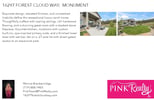 Printable PDF flyer of 16297 Forest Cloud Way. Basic Postcard