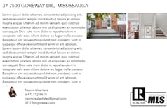 Printable PDF flyer of 37-7500 Goreway Dr.. Basic Postcard