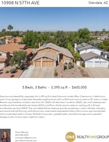 Printable PDF flyer of 10908 N 57th Ave. Main Photo & Short Description