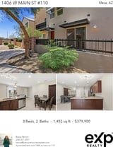 Printable PDF flyer of 1406 W Main St #110. Photos & Basic Info