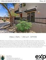 Printable PDF flyer of 1406 W Main St #110. Main Photo & Short Description