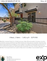 Printable PDF flyer of 1406 W Main St #110. Main Photo & Short Description