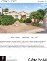 Printable PDF flyer of 3779 N 151st Ave. Main Photo & Short Description
