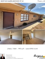 Printable PDF flyer of 3839 W Hazelwood St, # 5. Photos & Basic Info