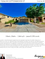 Printable PDF flyer of 15266 W Cottonwood St. Main Photo & Short Description