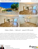 Printable PDF flyer of 15266 W Cottonwood St. 4 Photos & Short Description