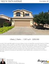 Printable PDF flyer of 1822 N 106th Ave. Main Photo & Short Description