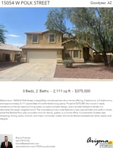Printable PDF flyer of 15054 W Polk St. Main Photo & Short Description