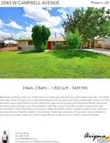 Printable PDF flyer of 2043 W Campbell Ave. Main Photo & Short Description