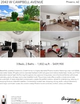 Printable PDF flyer of 2043 W Campbell Ave. 4 Photos & Short Description