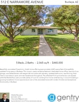 Printable PDF flyer of 512 E Narramore Ave. Main Photo & Short Description