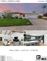 Printable PDF flyer of 7388 E Laredo Ln. Photos & Basic Info