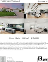 Printable PDF flyer of 7388 E Laredo Ln. 4 Photos & Short Description
