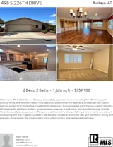 Printable PDF flyer of 498 S 226th Drive. 4 Photos & Short Description