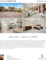 Printable PDF flyer of 5101 E Karen Dr. 4 Photos & Short Description