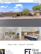 Printable PDF flyer of 12120 E Cortez Drive. Photos & Basic Info
