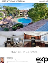 Printable PDF flyer of 15095 N Thompson Peak Pkwy #3112. Photos & Basic Info