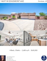 Printable PDF flyer of 14697 W Edgemont Ave. Photos & Basic Info