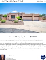 Printable PDF flyer of 14697 W Edgemont Ave. Main Photo & Short Description