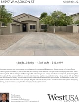 Printable PDF flyer of 16597 W Madison St. Main Photo & Short Description
