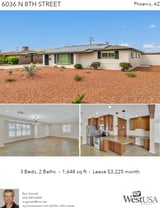 Printable PDF flyer of 6036 N 8th St. Photos & Basic Info