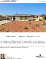 Printable PDF flyer of 6036 N 8th St. Main Photo & Short Description