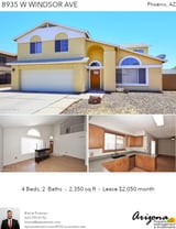Printable PDF flyer of 8935 W Windsor Ave. Photos & Basic Info