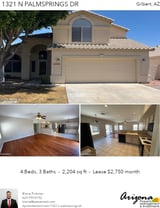 Printable PDF flyer of 1321 N Palmsprings Dr. Photos & Basic Info