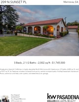 Printable PDF flyer of 209 N Sunset Pl. Main Photo & Short Description