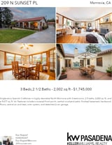 Printable PDF flyer of 209 N Sunset Pl. 4 Photos & Short Description