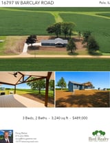 Printable PDF flyer of 16797 W Barclay Road. Photos & Basic Info