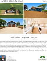 Printable PDF flyer of 16797 W Barclay Road. 4 Photos & Short Description