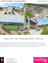 Printable PDF flyer of 16297 Forest Cloud Way. 4 Photos & Short Description