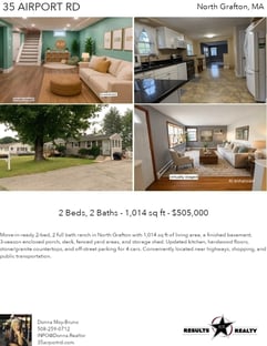 Printable PDF flyer of 35 Airport Rd. 4 Photos & Short Description