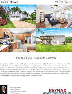 Printable PDF flyer of 16 10th Ave. 4 Photos & Short Description