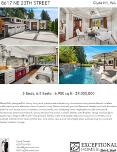 Printable PDF flyer of 8617 NE 20th Street. 4 Photos & Short Description