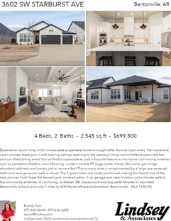 Printable PDF flyer of 3602 SW STARBURST AVE. 4 Photos & Short Description